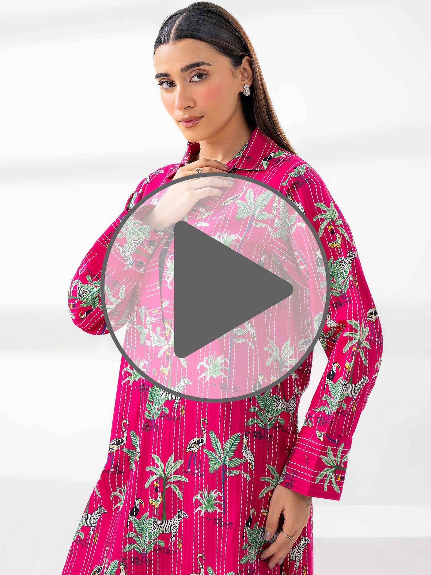 Khaddar Shirt-Printed (Pret)