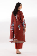 Stitched Printed Lawn Shirt + Culotte