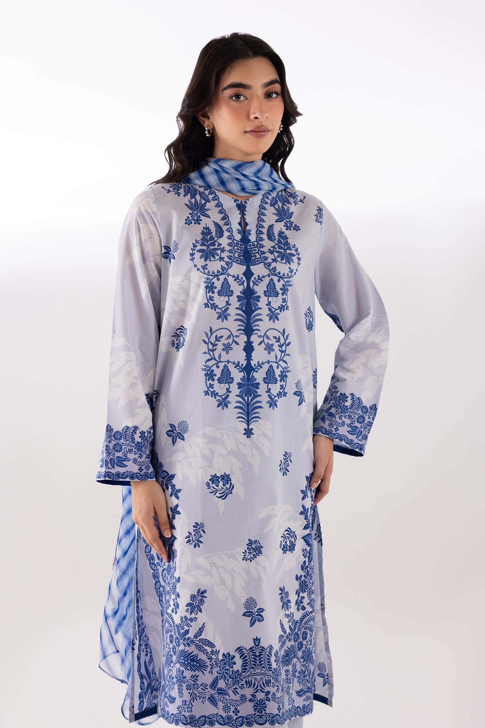 Stitched Printed Lawn Suit