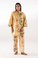 Stitched Printed Lawn Shirt + Culotte