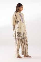 Stitched Printed Lawn Shirt + Shalwar