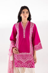 Stitched Printed Lawn Shirt + Dupatta