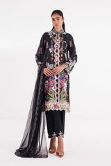 Stitched Printed Chiffon Dupatta