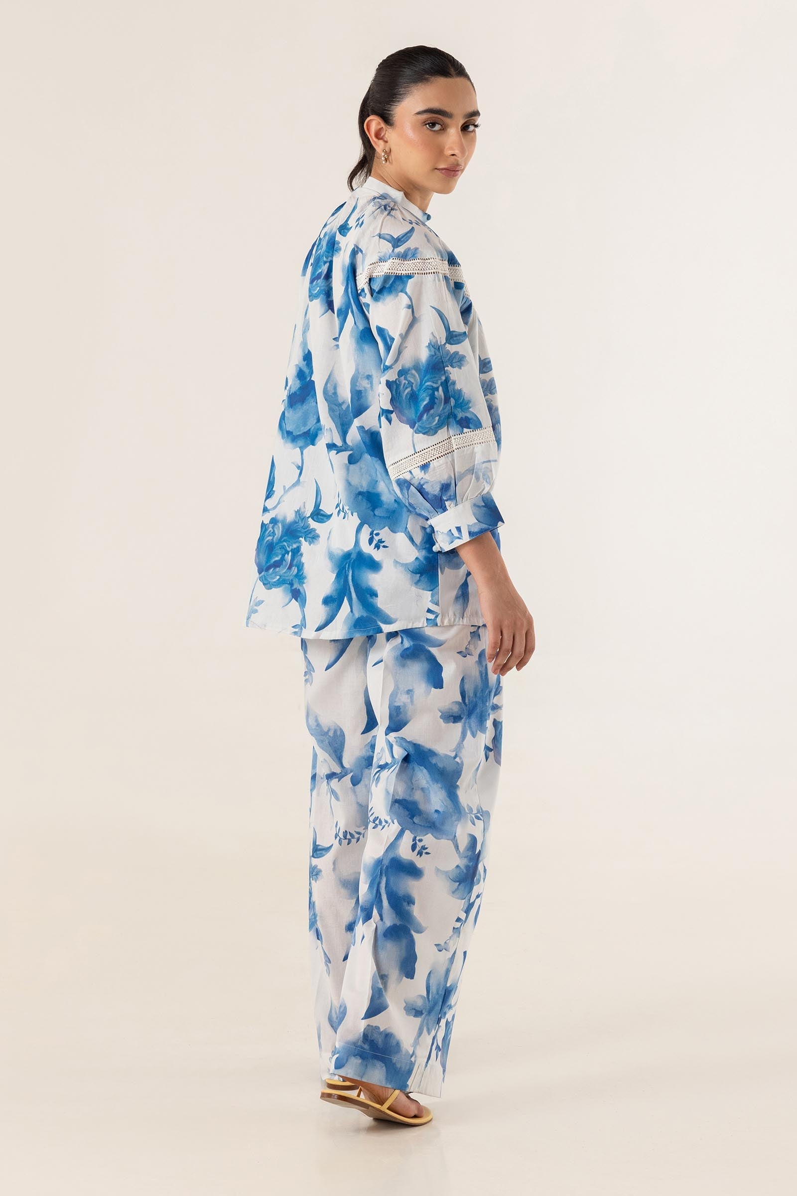 Stitched Printed Shirt + Culotte