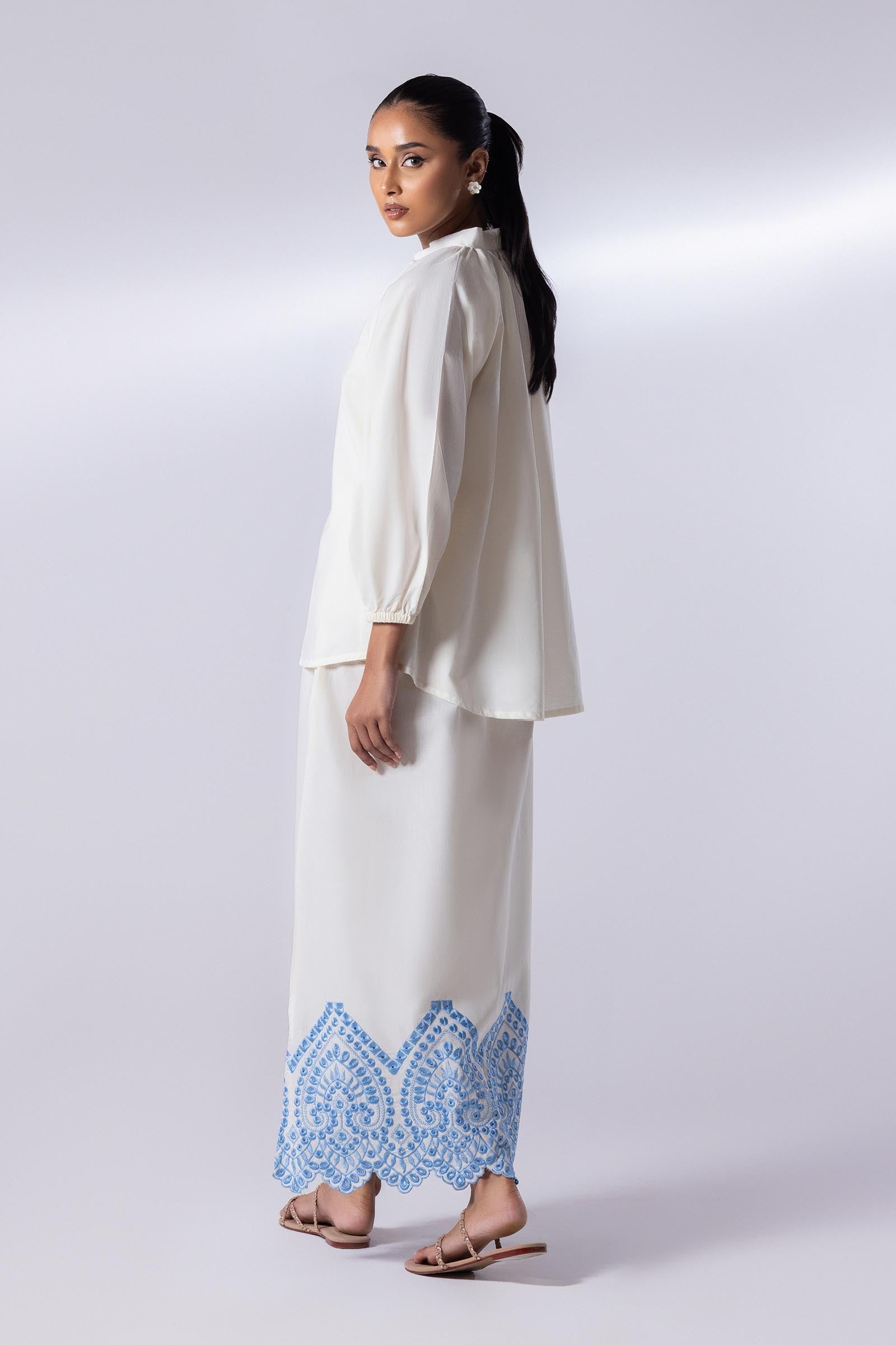 Stitched Western Shirt + Skirt