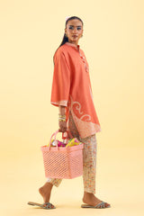 Stitched Printed Dobby Shirt+ Shalwar