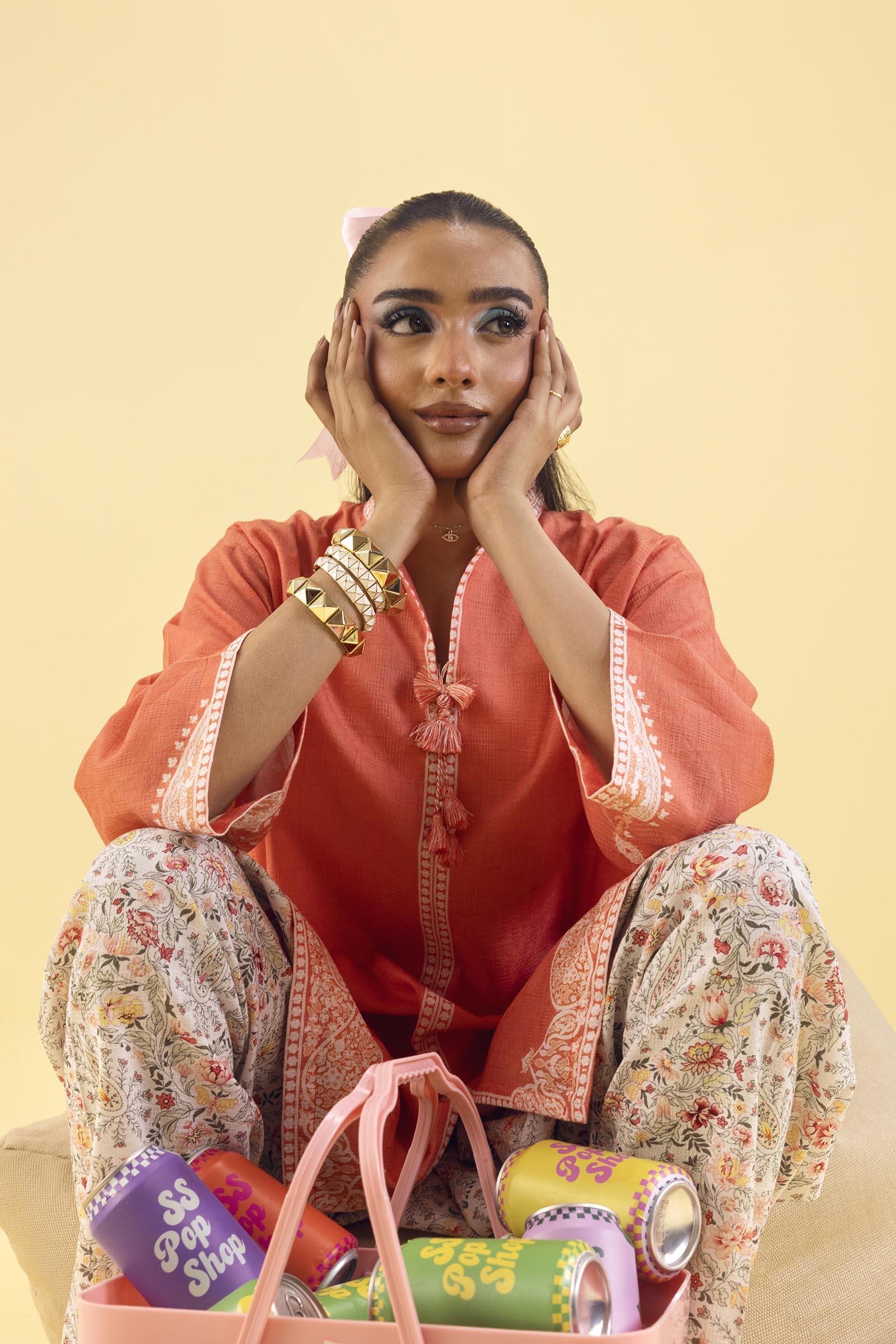 Stitched Printed Dobby Shirt+ Shalwar