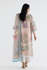 Stitched Printed Poly Silk Silk Shirt+ Dupatta