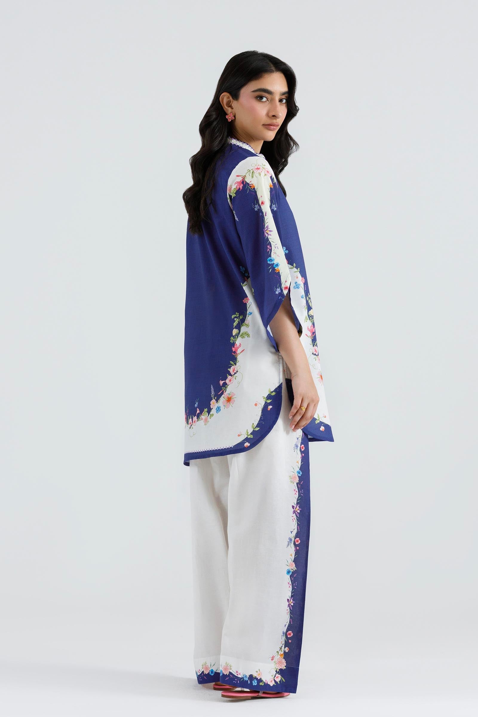 Stitched Printed Lawn Shirt+ Shalwar