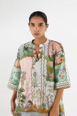 Stitched Printed Lawn Shirt + Shalwar