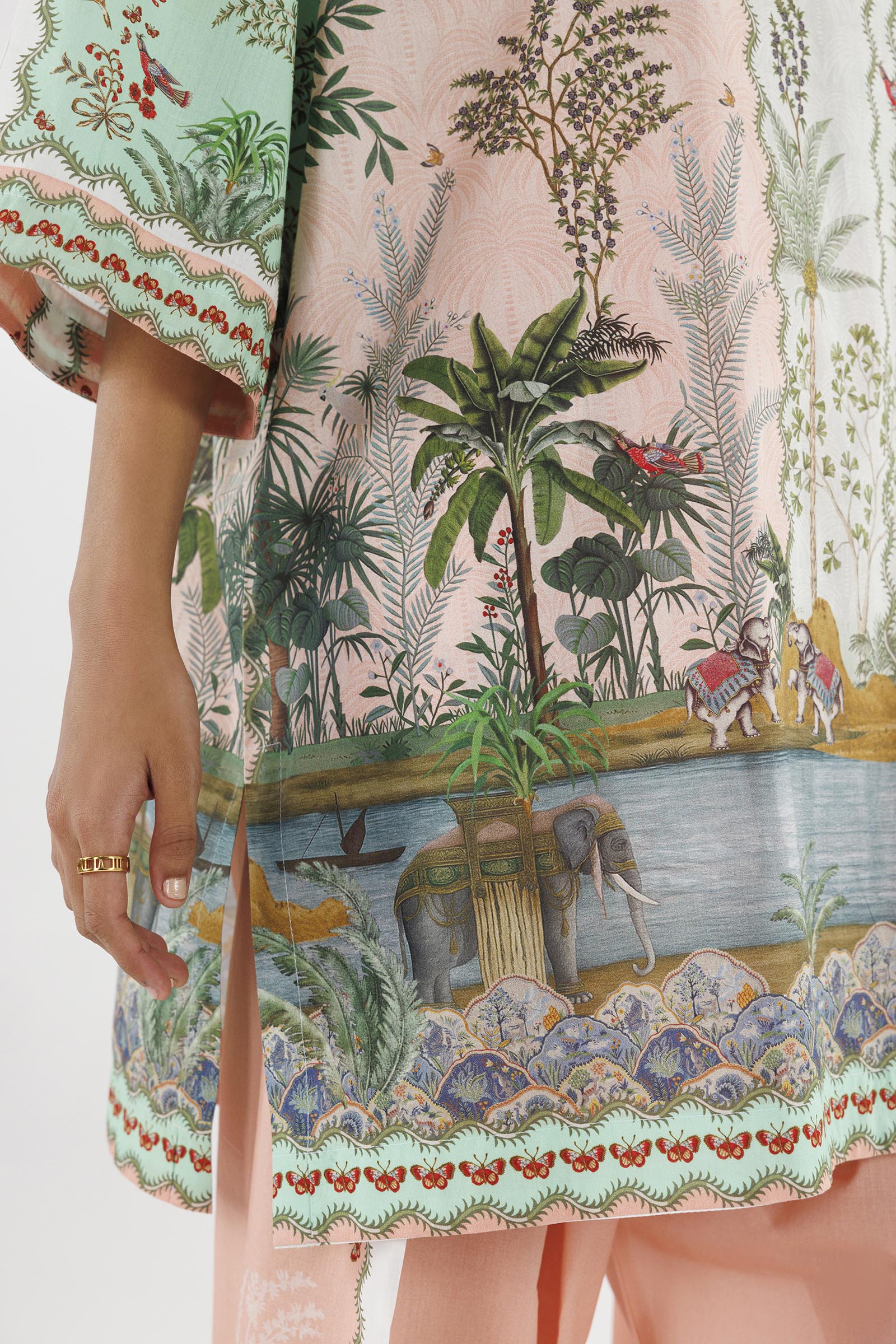Stitched Printed Lawn Shirt + Shalwar