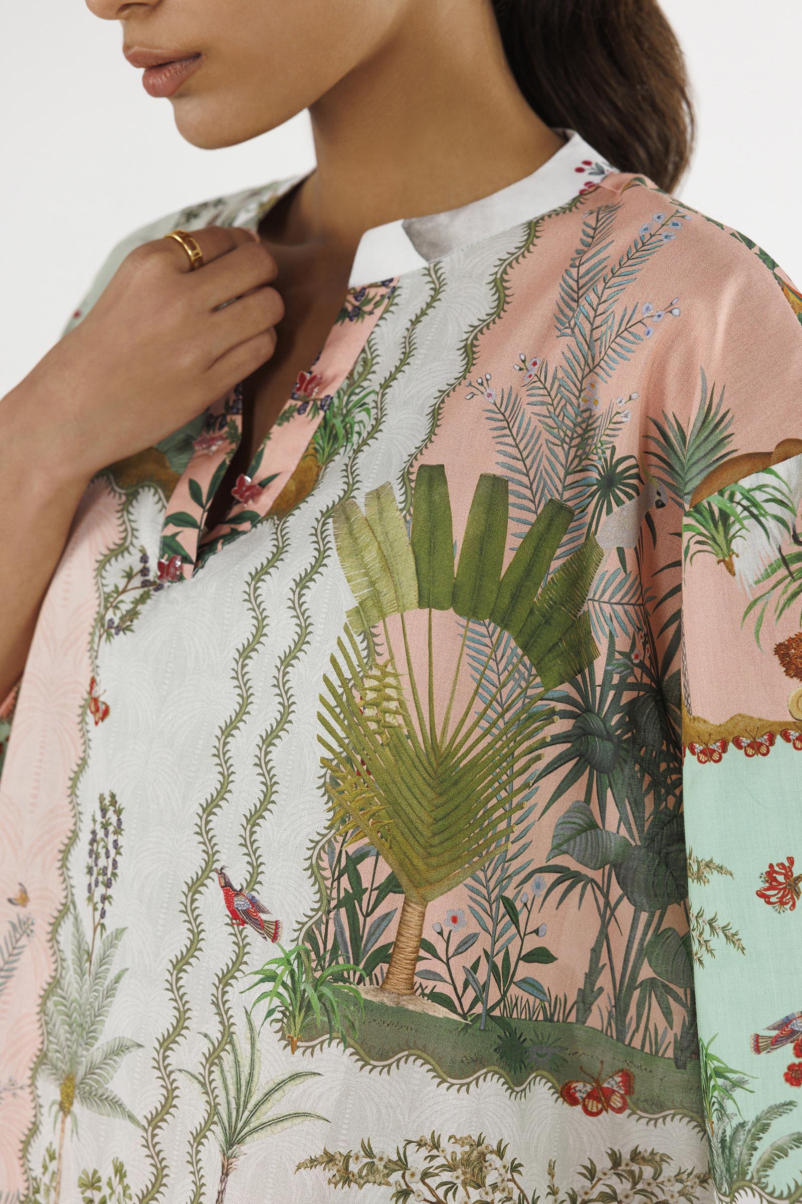 Stitched Printed Lawn Shirt + Shalwar