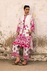 Stitched Printed Viscose Shirt + Culotte