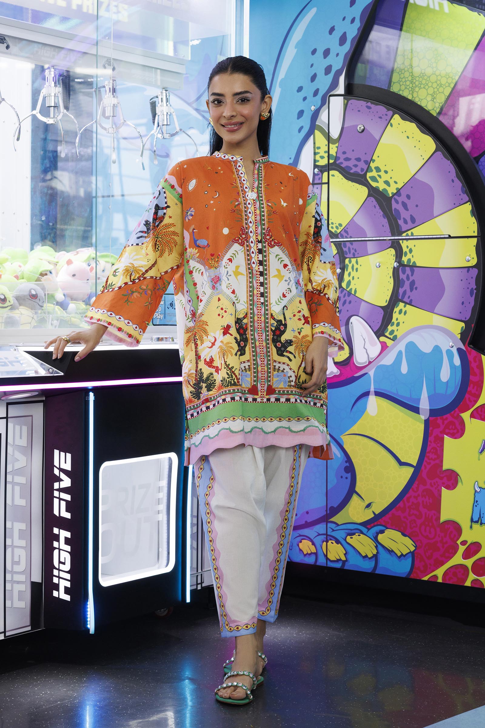 Stitched Printed Lawn Shirt + Shalwar