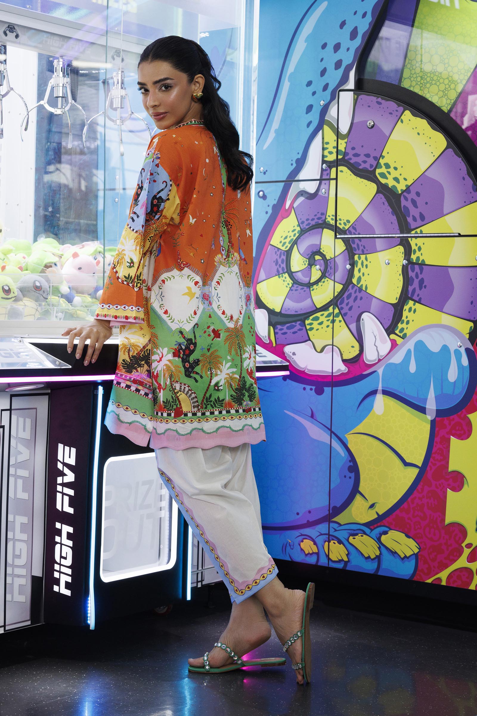 Stitched Printed Lawn Shirt + Shalwar