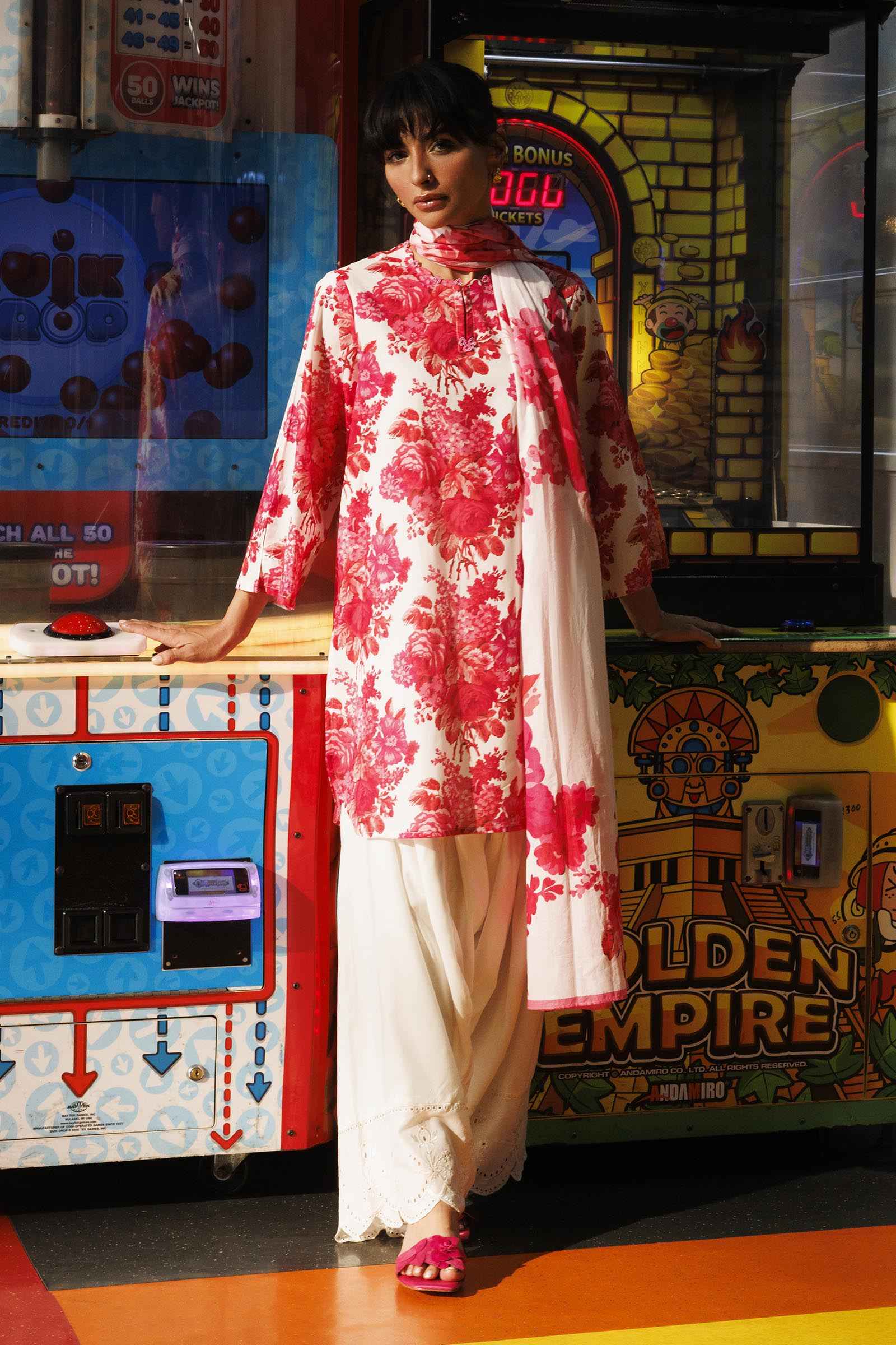 Stitched Printed Lawn Shirt + Dupatta