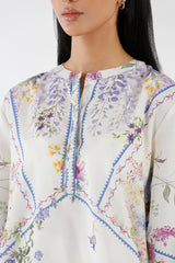Stitched Printed Viscose Shirt+ Shalwar