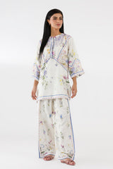 Stitched Printed Viscose Shirt+ Shalwar