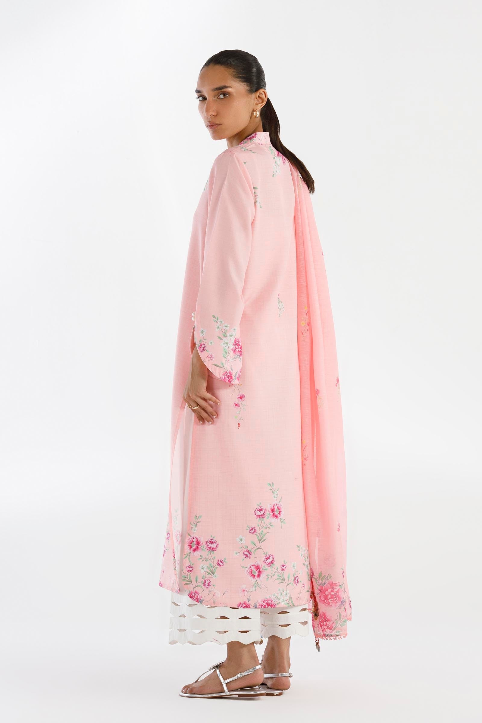 Stitched Printed Viscose Shirt+ Dupatta