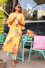 Stitched Printed Viscose Shirt+ Culotte