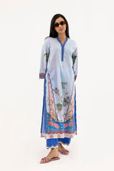 Stitched Printed Lawn Shirt+ Culotte