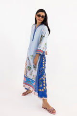 Stitched Printed Lawn Shirt+ Culotte