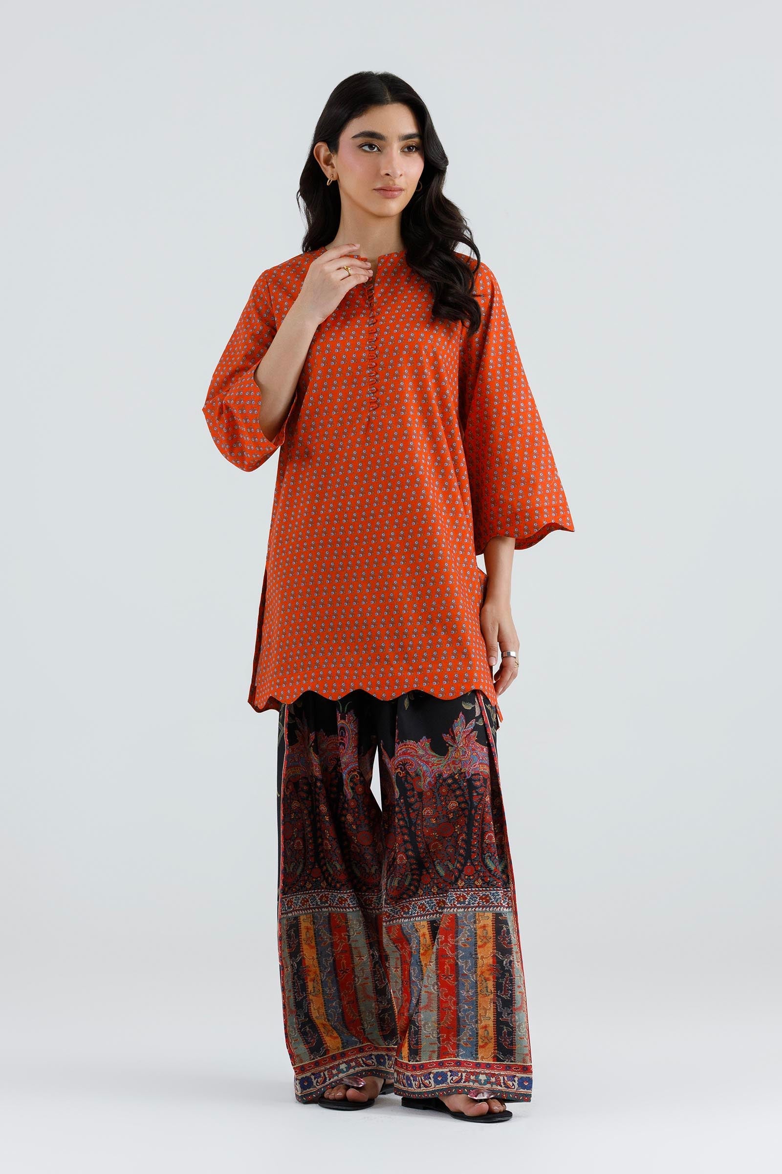 Stitched Printed Lawn Shirt+ Shalwar