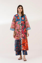 Stitched Printed Lawn Shirt+ Culotte