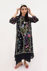 Stitched Printed Lawn Shirt+ Culotte