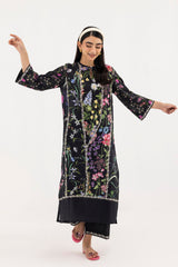 Stitched Printed Lawn Shirt+ Culotte