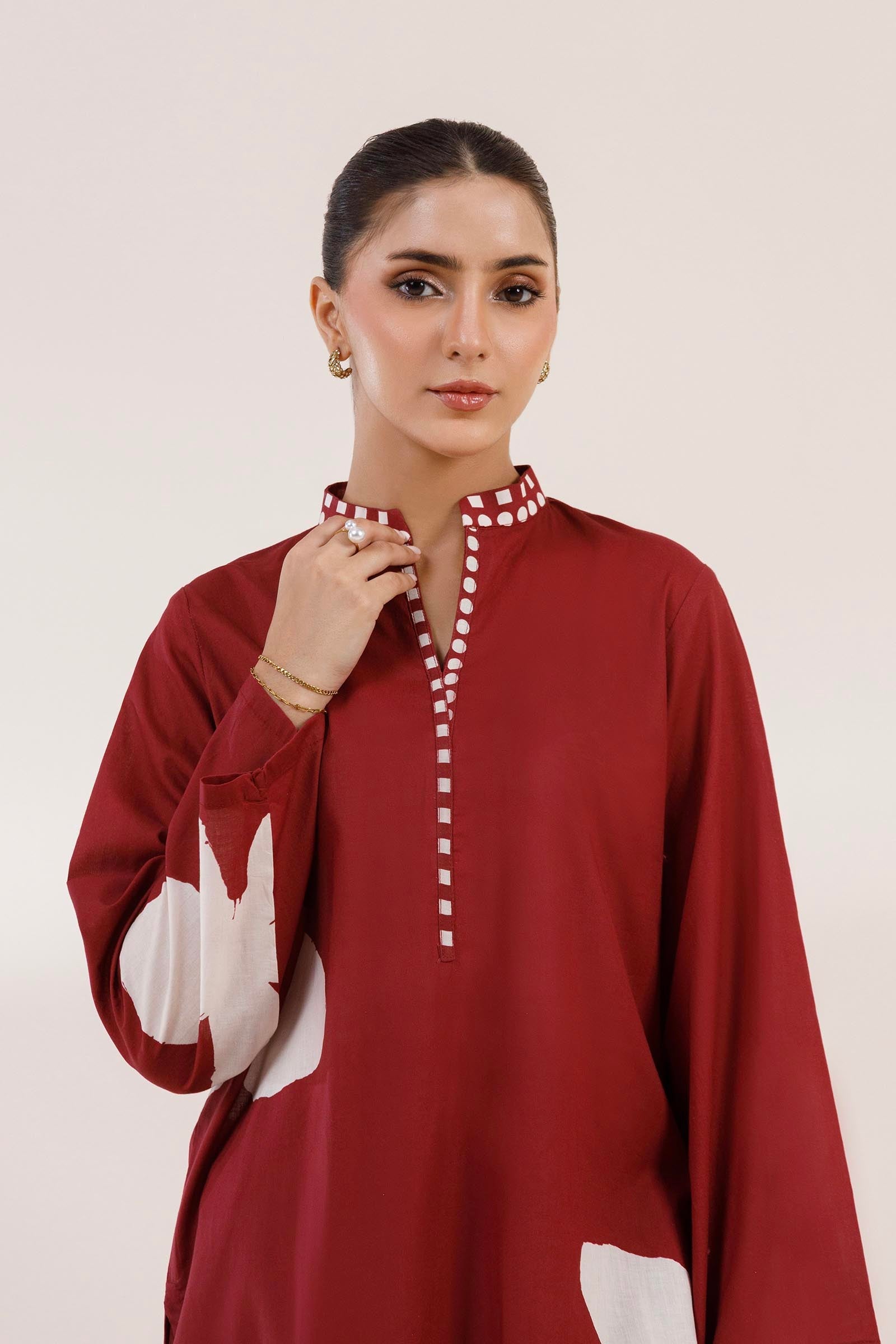 Stitched Printed Lawn Shirt+ Shalwar
