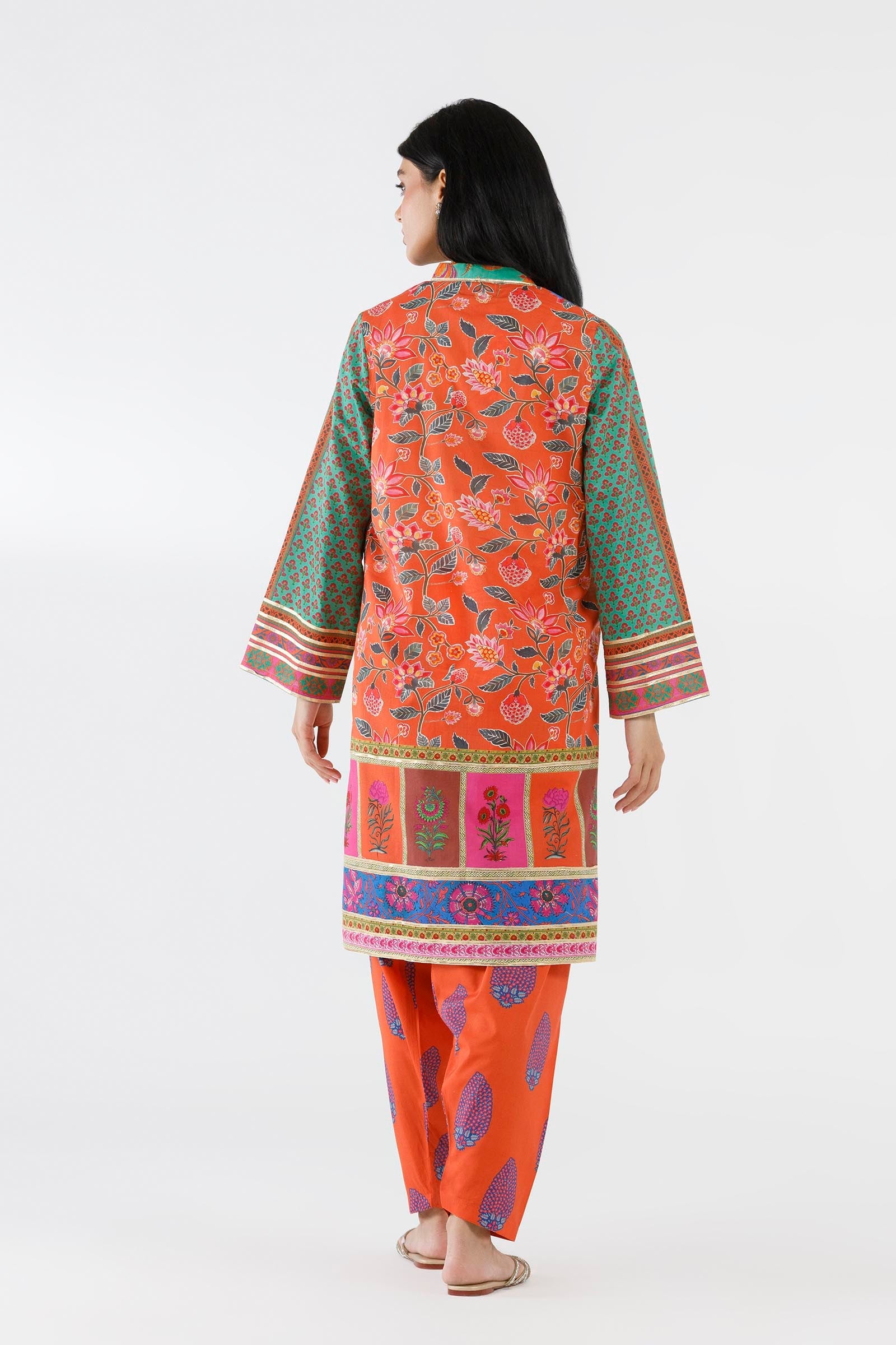 Stitched Printed Lawn Shirt+ Shalwar