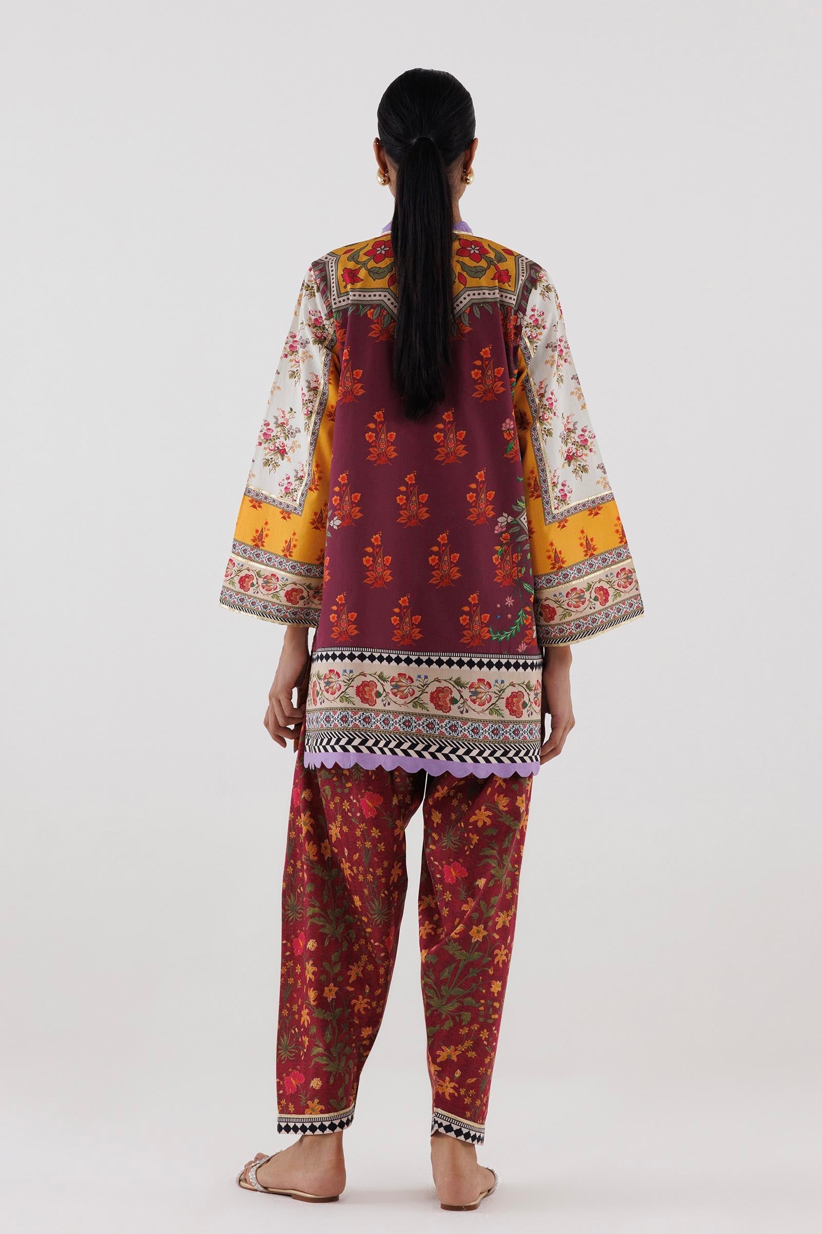Stitched Printed Lawn Shirt+ Shalwar