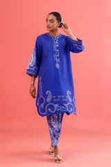 Stitched Printed Dobby Shirt+ Shalwar