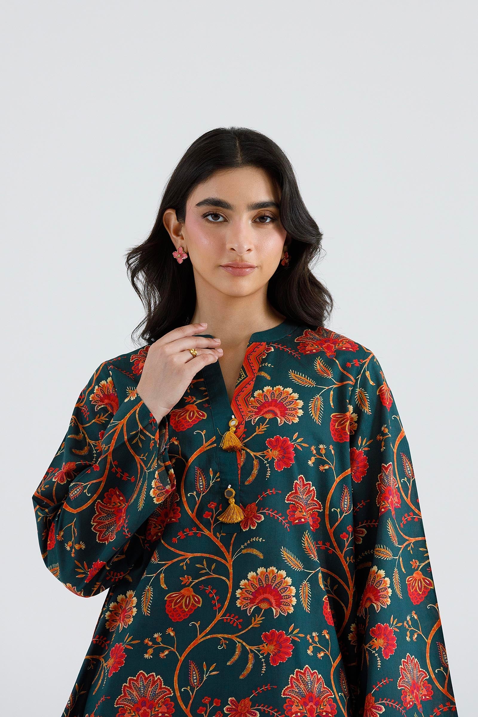 Stitched Printed Lawn Shirt+ Shalwar