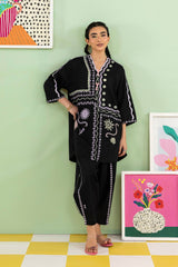 Stitched Embroidered Lawn Shirt + Shalwar