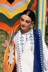 Stitched Embroidered Lawn Shirt+ Shalwar