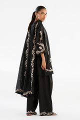 Stitched Embroidered Lawn Suit