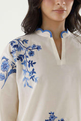 Stitched Embroidered Lawn Suit