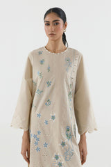 Stitched Embroidered Lawn Suit
