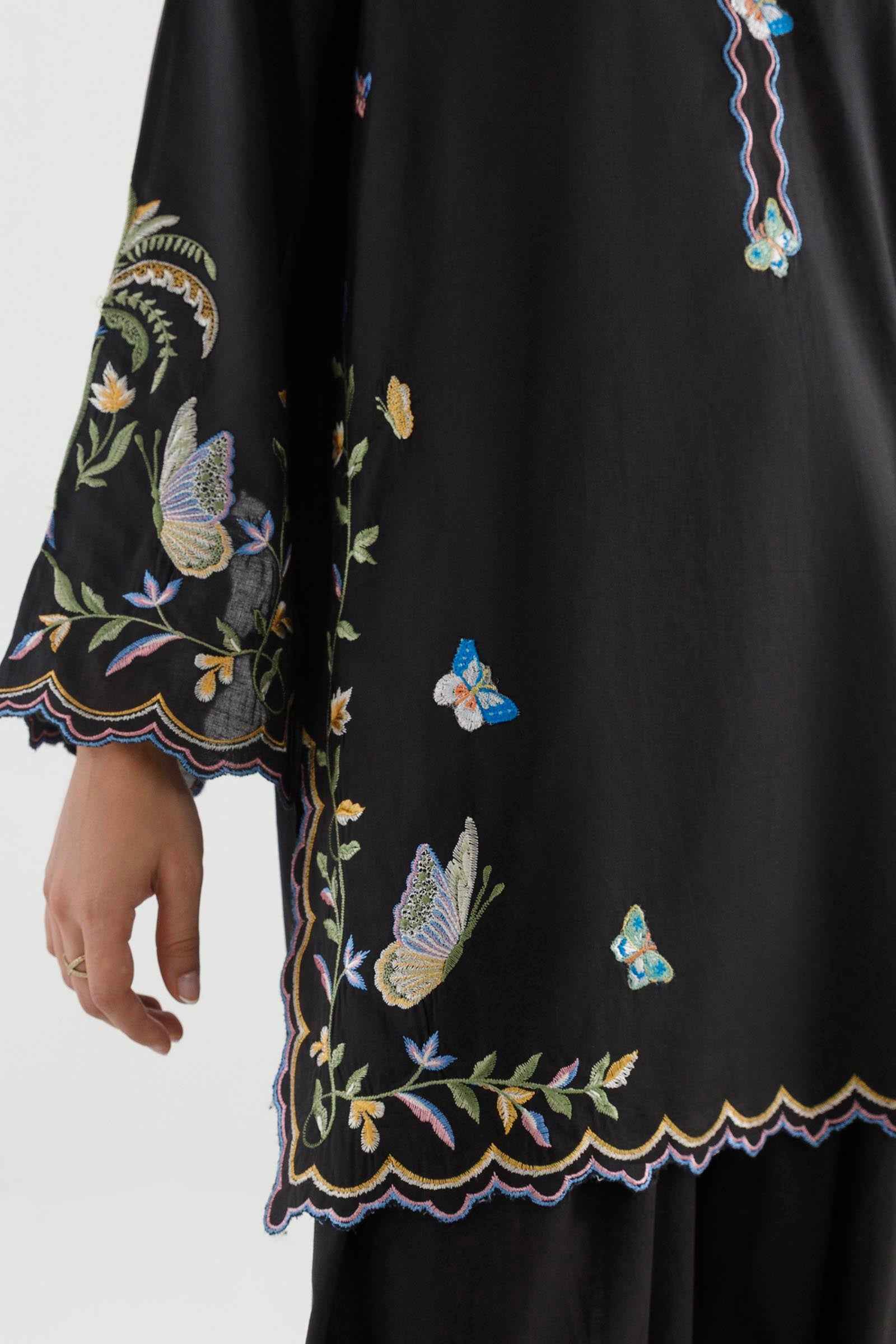 Stitched Embroidered Lawn Shirt+ Shalwar