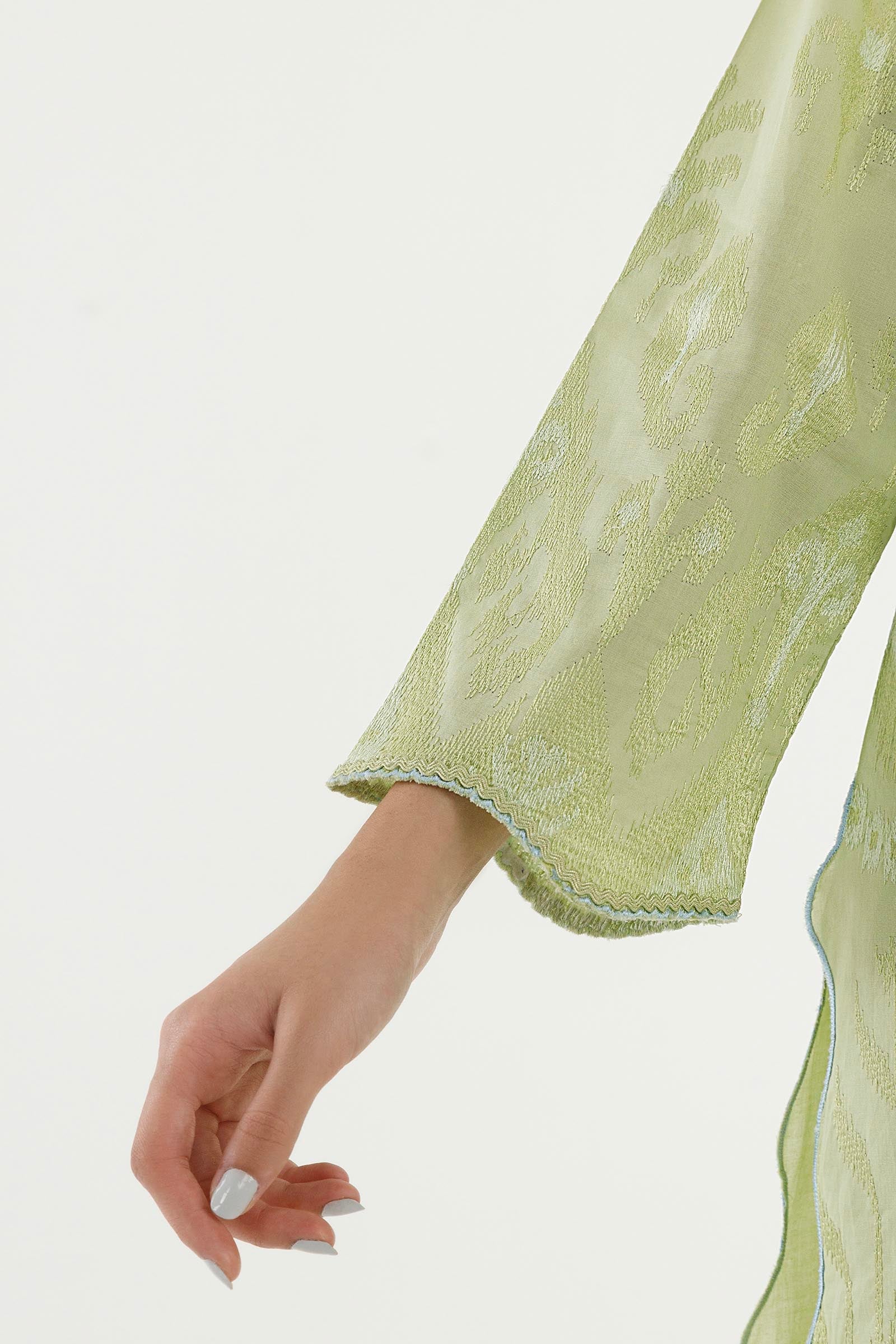 Stitched Embroidered Lawn Shirt+ Shalwar