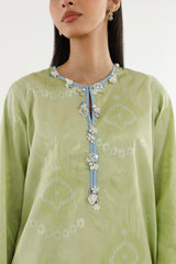 Stitched Embroidered Lawn Shirt+ Shalwar