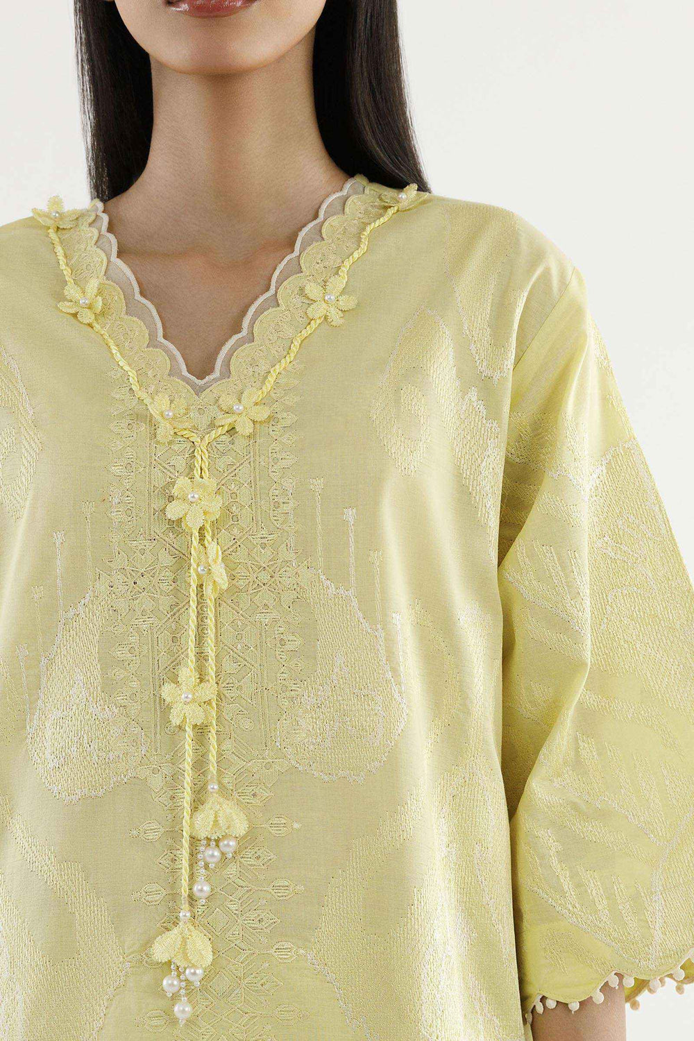 Stitched Embroidered Lawn Shirt+ Shalwar
