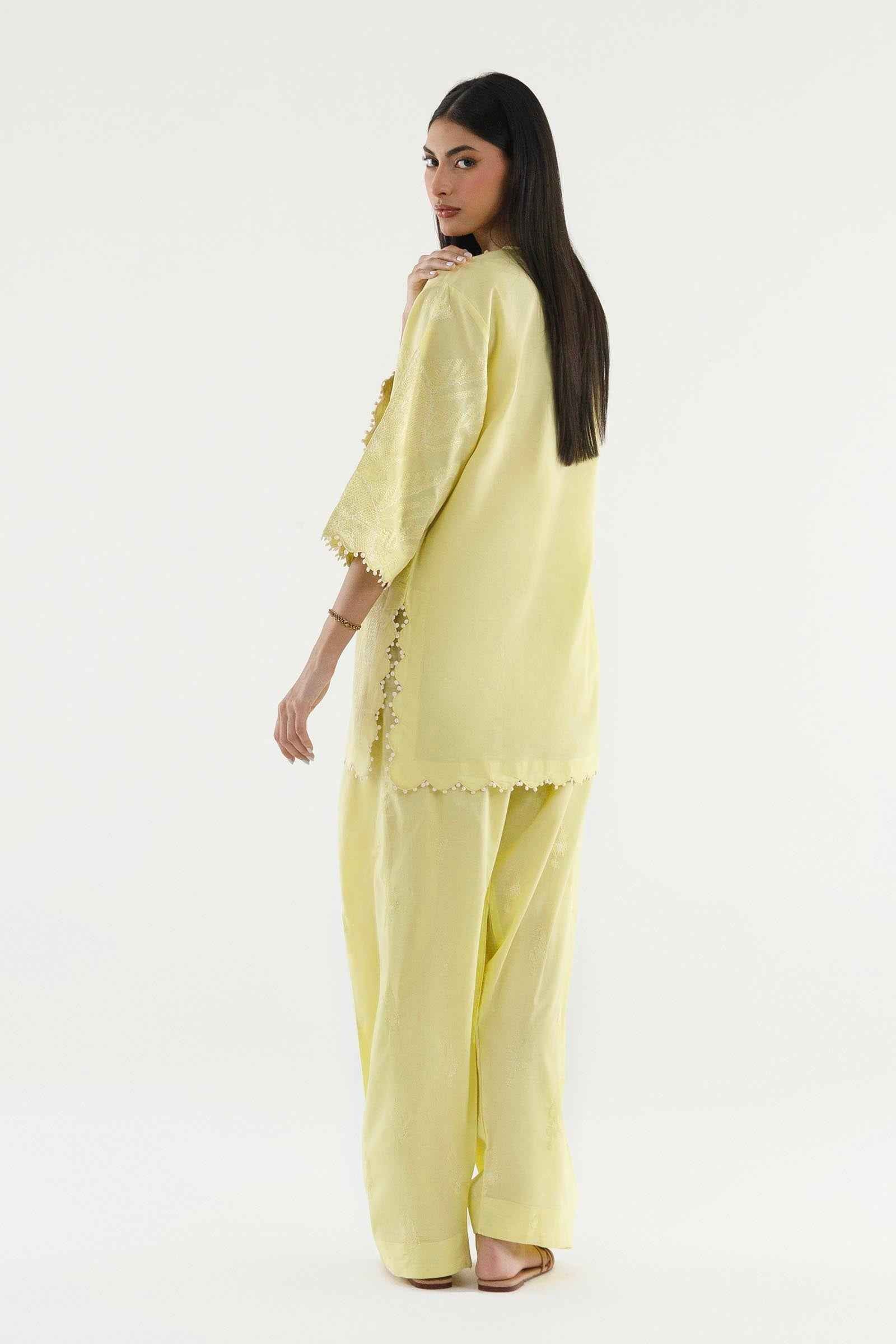 Stitched Embroidered Lawn Shirt+ Shalwar