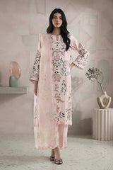 Stitched Embroidered Raw Silk Suit
