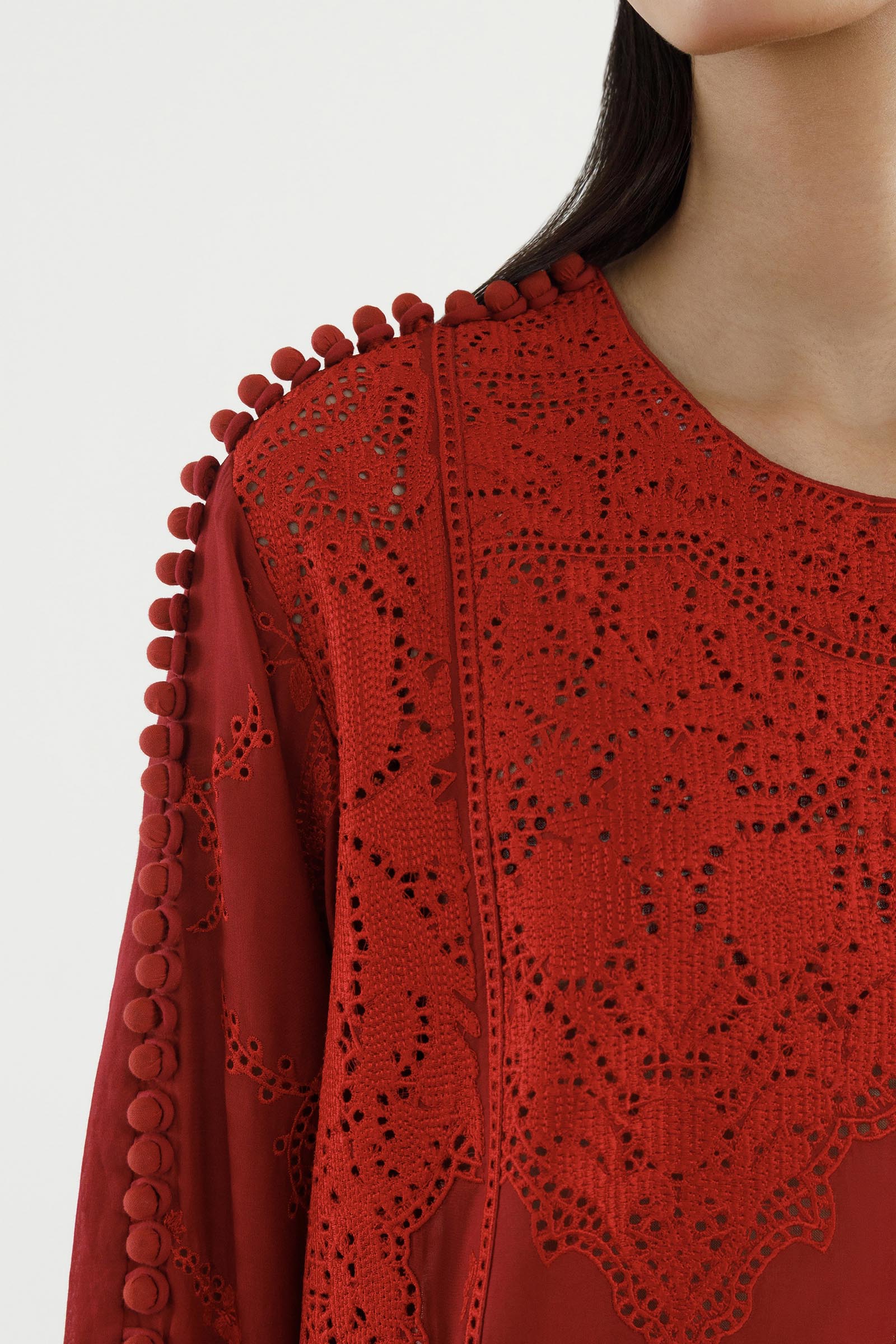 Stitched Embroidered Lawn Suit