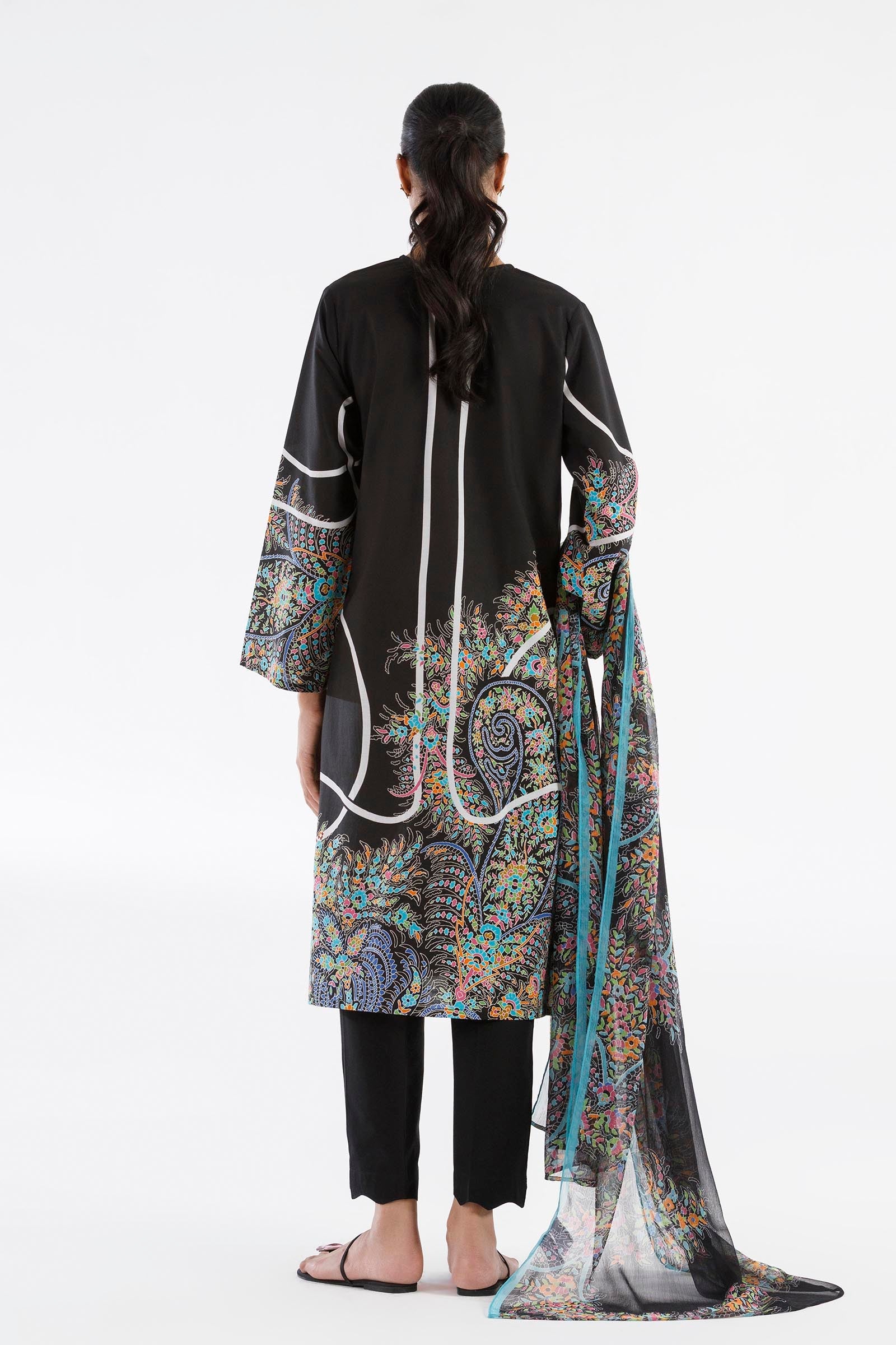 Stitched Printed Lawn Suit