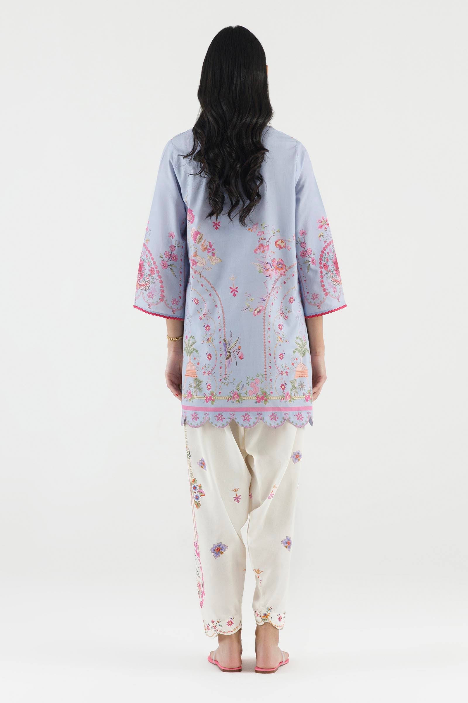 Stitched Printed Lawn Shirt+ Shalwar