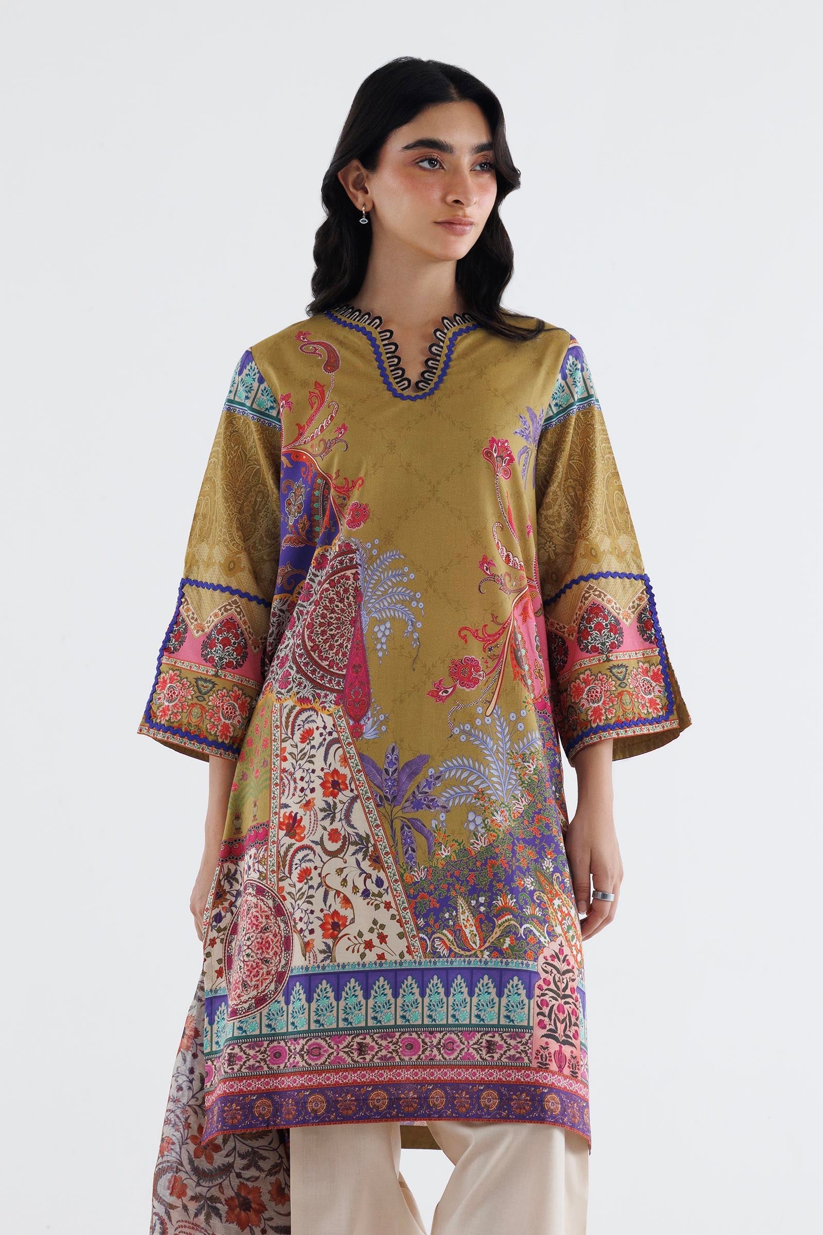 Stitched Printed Lawn Suit